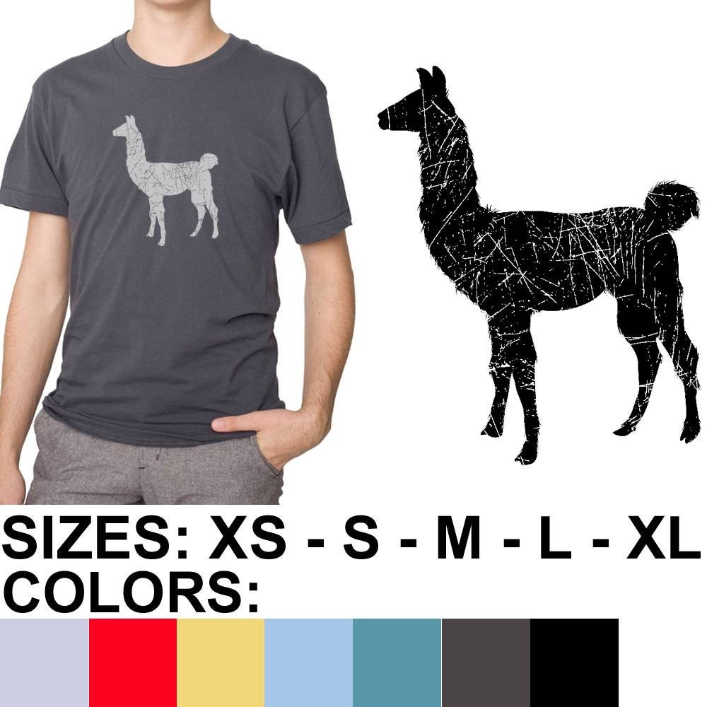 Llama American Apparel Sheer Jersey Short Sleeve Summer T-Shirt (6401)