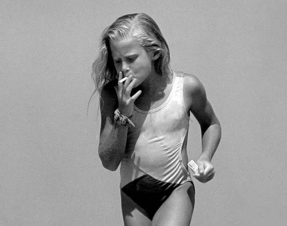 Smoker, Child Humor, Smoking, Original Photo