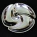 SALE Futuristic Atomic Stars Propeller Tray - Eames Era chrome