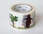 mt Washi Masking Tape - Dancing Bear - Limited Edition