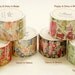 Liberty of London Fabric Masking Tape - Poppy & Daisy in Beige - Set 2
