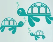 Sea Turtle Wall Decals Ocean Baby Nursery Kids Children