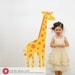 Kids Giraffe Wall Decal: Jungle Safari Nursery Decal