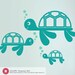 Sea Turtle Wall Decals Ocean Baby Nursery Kids Children