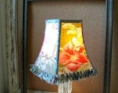 Vintage Floral Bell Lampshade