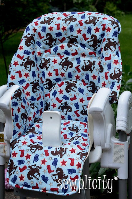 BABY TREND - 4 Position High Chair Cover - Cowboy