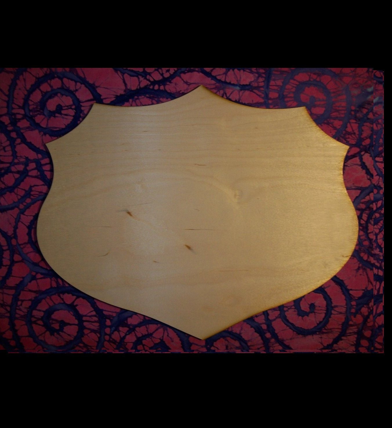 Unfinished wood wooden plaque style P13 - 11'' x 14"