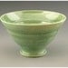 Bluegreen Etched Porcelain Bowl