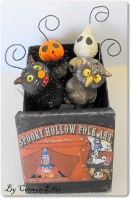 Halloween Ornament gift set made to order
