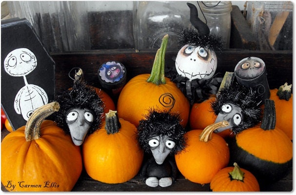 Halloween Vincent ornament made to order