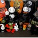 1 ooak paper mache coffin box monster hand painted