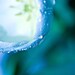 Aqua turquoise winter teal under 25 december birthday for her women blue green ice water drops white cream romantic - Fine Art Photography
