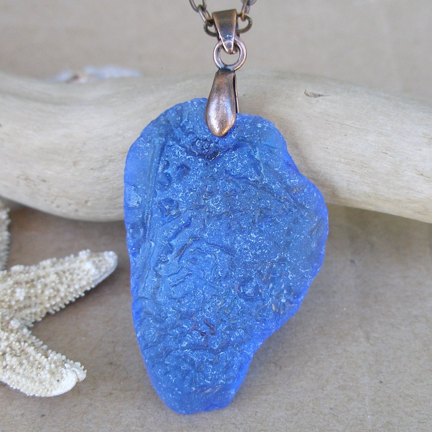 Cobalt Blue Sea Glass - New Life