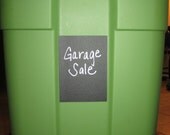 Chalk Labels Large Rectangle Chalkboard Labels - 5 inch - 6