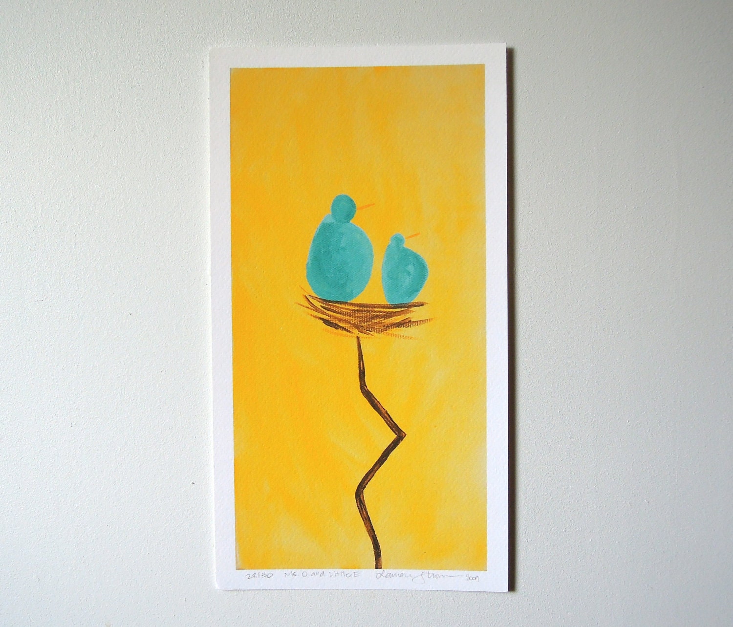 Ms. O and Little E - Limited Edition Giclee Archival Print on Paper