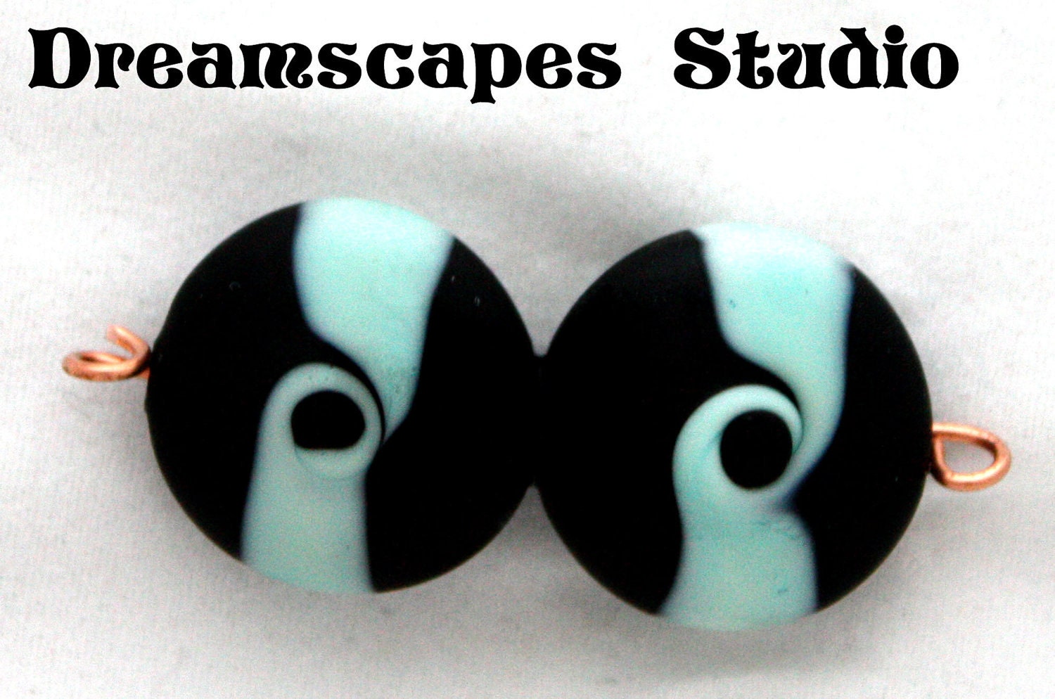 Handmade Lampwork Glass Beads - Just Plain Cute - Pair - SRA - Made to Order