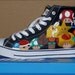 Mario Power Ups and Enemies - MTA High Tops - ((selected sizes only))