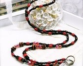 Red bean milkshake lanyard - 32"