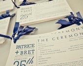 You're Just My Type - Typography Wedding Program
