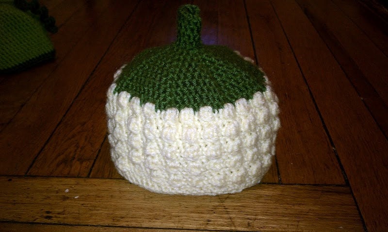 Corn on the Cob Baby Hat, Crochet