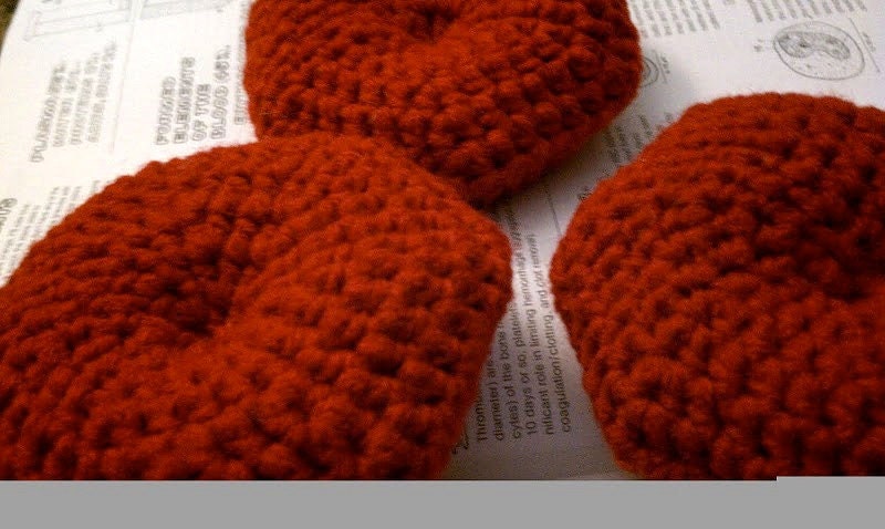 Crochet Plush Red Blood Cell