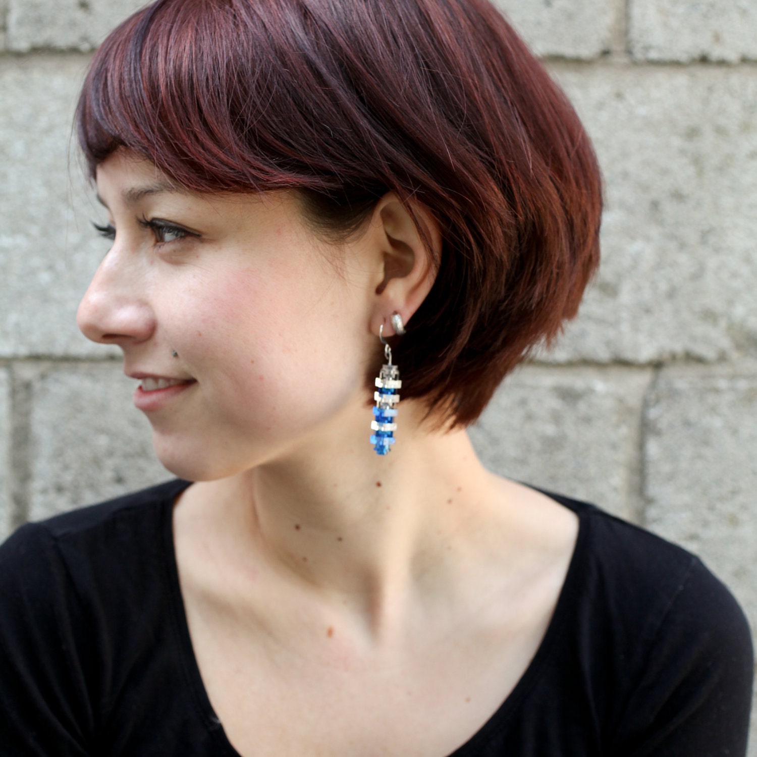 blue jean chic earrings