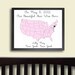 Nursery Art PRINT - Map Birth Announcement, Nursery Decor, 11 x 14 Child Art, Baby Art, Kid Wall Decor