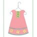 Baby Girl Nursery Art - Wall Art, Dress Art, Nursery Prints, Children Decor, Kids Wall Art, Set of 6 8 x 10
