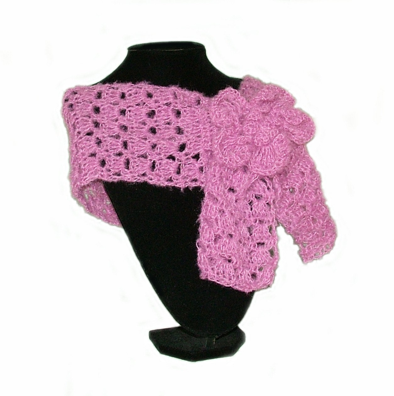 Flower Scarf PDF Crochet Pattern instant Digital download