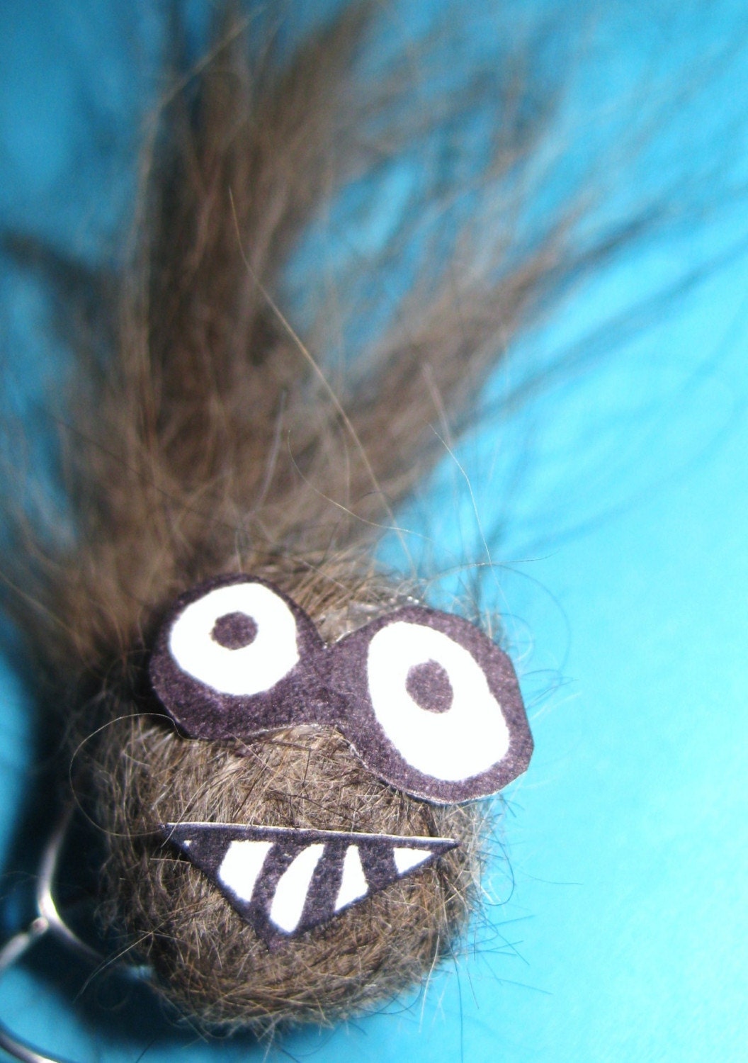 Lucky Hairball - Dog Fur Good Luck Charm w\/ FREE dog photo