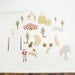 Wall Decals Circus (Reusable and removable fabric stickers, not vinyl) - Faraway Circus