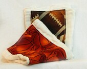 On Sale Burp Cloths - Basketball & Football - Boy