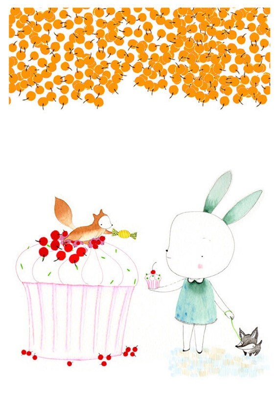 Sweet Bunny - Squirrel - Little Dog - Currants and Cupcakes