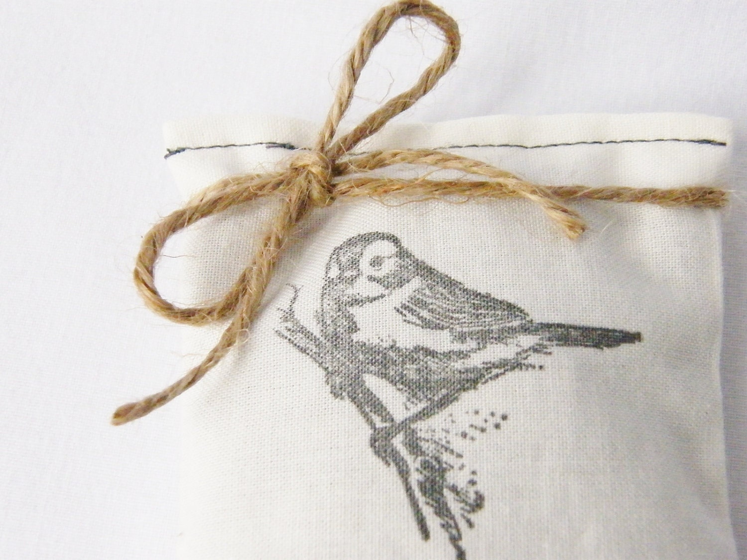 Bird on a Branch Balsam Sachet - Minimalist Woodland Decor - Wedding Favor