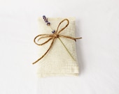 Lavender Sachets, Abstract Geometric, Neutral Home Decor, Cream Beige, Gift Under 25