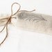 Peacock Feather Lavender Sachet - Boho Wedding Party Favor - Refillable Sachet Bag