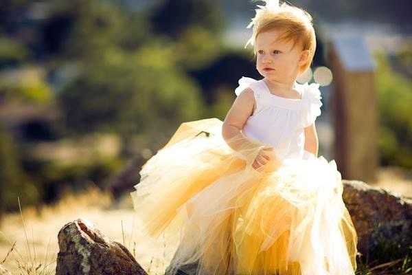 CUSTOM Made Tutu - Floor Length - up to size 24mo for Weddings, Photos, and Birthdays