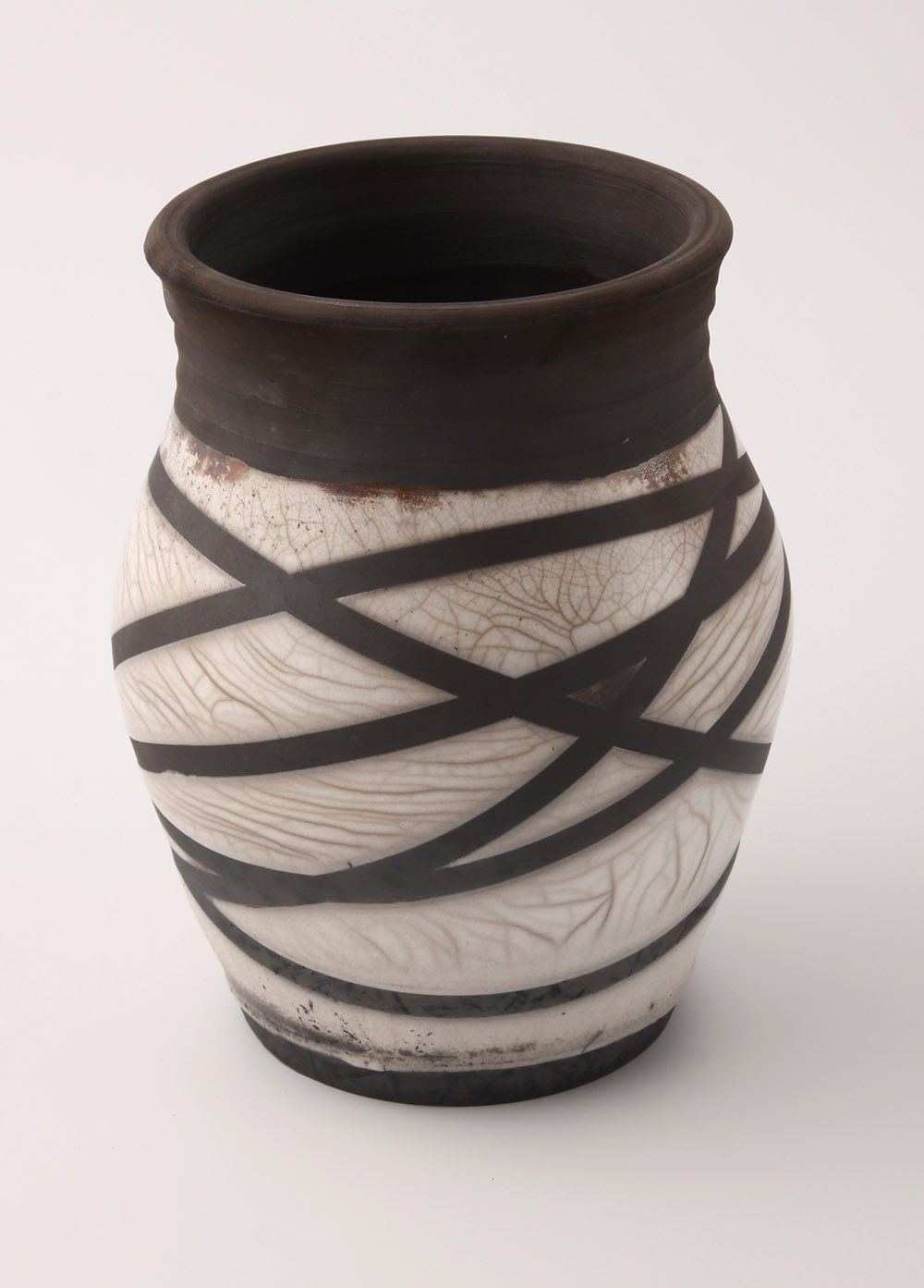 Raku Vase
