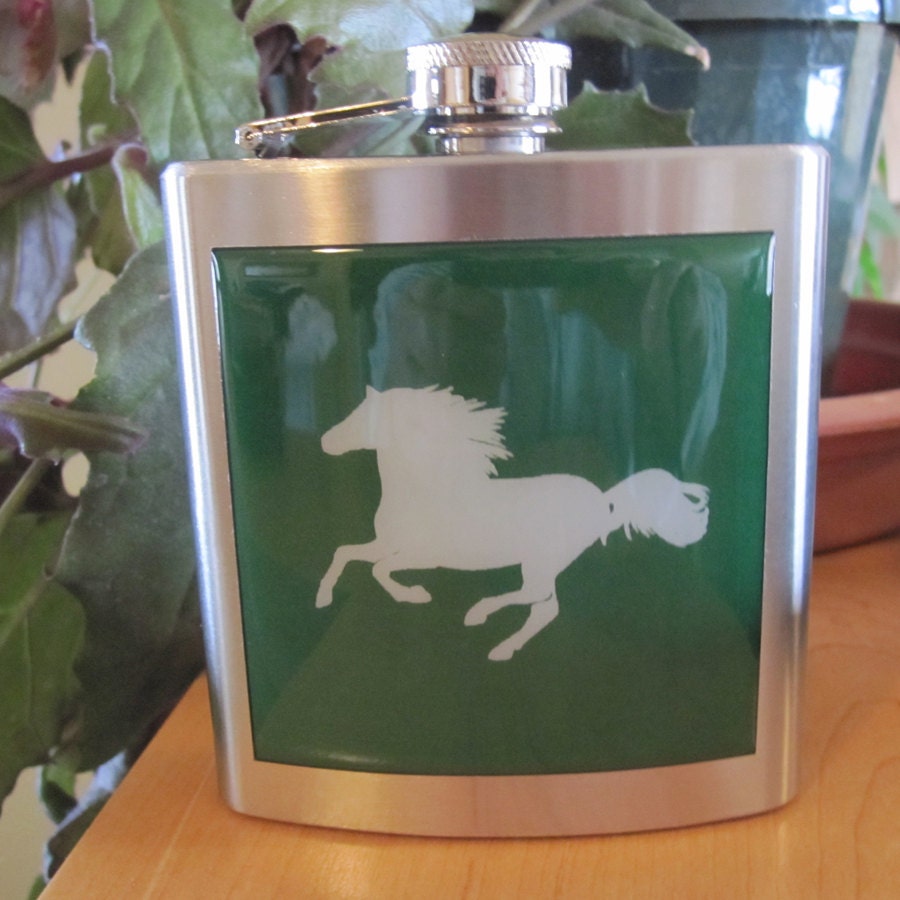 Flag Of Rohan Liquor Hip Flask