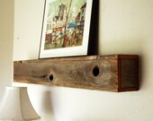 SKINNY Floating Shelf. Recycled Wood Wall Art Shelf. 30x4x5 Wall Shelf. Floating Wood Shelf. Wall Shelf Hanging. Eco Furniture