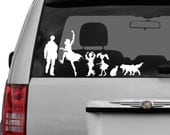 Dancing Zombie Family Decal 2