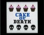 Eddie Izzard - Cake or Death Cross Stitch