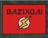 PATTERN - Big Bang Theory - Bazinga Cross Stitch