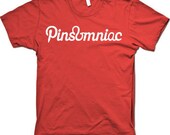Funny Pinterest pun Pinsomniac t-shirt