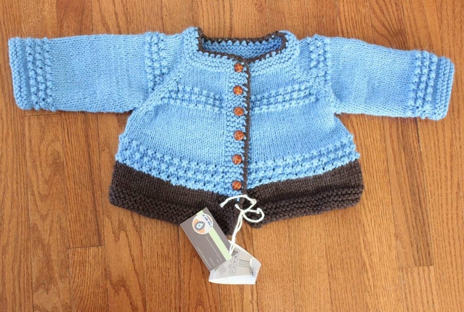 Ready to ship/ Baby Toddler Size Cardigan Sweater Jacket made out of wool with a BLANKET /Size 2L