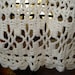 Ready to ship /GORGEOUS Handmade crochet light cream Lace Cotton Sweater/ fits size small