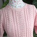Ready to ship - HANDMADE GRANITA Open Knit Cotton Tunic hand knitted short sleeved/ Size Small/Medium