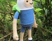 PDF of Finn the Human Amigurumi Pattern
