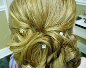 Swarovski Bridal Hair Swirls