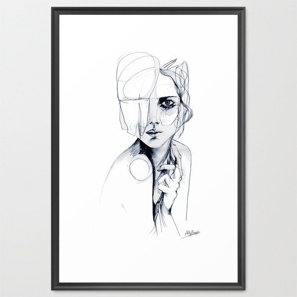 Sketch V // PENCIL DRAWING / A2 Giclée print from an original